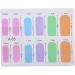 Silk Fiberglass Nail Extension Kit - 6 Shapes DIY Nail Tips Set for UV Gel Nails - Home Salon Tool - Buy Online on SooperMarket.com