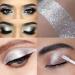 Diamond White Liquid Glitter Eyeshadow - Metallic Icy White with Fine Sparkle, Long-Lasting Formula for Sparkling Eyes - Buy Online on SooperMarket.com