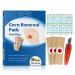 MQUPIN Corn Remover Pads Wart Remover Pads Foot Corn Remover Pads Plantar Wart Removal Corn Callus Remover Penetrates and Removes Common and Plantar Warts with Hole Callus Stops Wart Regrowth (24 PCS)