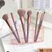 Clear Acrylic Makeup Brush Holder - 3-Compartment Vanity Organizer for Skincare & Makeup Storage | HBlife - Buy Online on SooperMarket.com