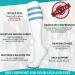 Compression Socks (6 Pairs) for Women and Men - Running, Sports, Pregnancy - Assorted - Large-X-Large - Buy Online on SooperMarket.com