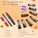 Saviland Poly Gel Nail Kit 7 Colors with Red Black Builder Gel - Nail Enhancement Starter Kit for Manicure Beginners - Buy Online on SooperMarket.com