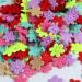 100pcs Guafeih Felt Cloth Five-Petal Artificial Flowers - Wedding Home Decor DIY Scrapbooking Wreath Lore - Mixed Colors - Buy Online on SooperMarket.com