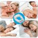 Silicone Magnetic Anti Snoring Nose Clip - Stop Snoring for Quieter, Restful Sleep - Blue - Buy Online on SooperMarket.com