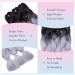Tess Braids Extensions 60 cm - Jumbo KanCalon Ombre Hair Braids #28 Gray/Raven Black | 100g Bundle for Box Braids - Buy Online on SooperMarket.com