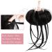 REECHO Messy Bun Hair Piece - Super Long Curly Wavy Updo Hair Extension in Black - Buy Online on SooperMarket.com