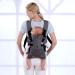 Baby Soft Carrier for Newborn - Ergonomic 4-in-1 Sling Wrap for Infants 7-45lbs - Grey - Buy Online on SooperMarket.com
