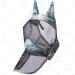Harrison Howard LumiVista Horse Fly Mask with Ears, Long Nose, UV Protection - Pastel Mix Cob - Buy Online on SooperMarket.com