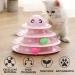 Suhaco 21 Pack Cat Toys for Indoor Cats Interactive Kitten Toy Fun Roller 3 Level Cat Ball Toys with Catnip Ball Self Play Cat Feather Wand Kitty Toy for Boredom (Pink) 21 Pack Pink - Buy Online on SooperMarket.com