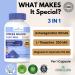 STRESS GUARD CALM MAX 3 IN 1 ASHWAGANDHA L-THEANINE MAGNESIUM GLYCINATE stress relief supplements NATURAL Made in CANADA NEW! - Buy Online on SooperMarket.com