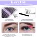 Individual Lashes 0.07mm Cluster D Curl 12-16mm Mixed Long Reusable Soft Wispy DIY Lash Extensions - Buy Online on SooperMarket.com