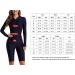 FEOYA Women's One Piece Swimsuit Boyleg Rashguard - Tummy Control Front Zip Bathing Suit - Navy Blue (Large) - Buy Online on SooperMarket.com