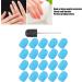 Nail Sanding Drill Bit 0.5 X 0.7in Easy To Store High Strength Nail Polishing Sanding Head Fine Sandpaper with Shaft for Grinding(blue) - Buy Online on SooperMarket.com
