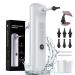 Electric Ear Wax Removal Kit Ear Suction Wax Remover HassoKon Electric Ear Irrigation Cleaner Tool Efficient All Direction Ear Cleaning with 4 Cleaning Modes 6 Disposable Tips for Adult Kid WHITE