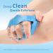 HIEERBUS Silicone Body Scrubber Gentle Exfoliating Body Scrubber in Shower Silicone Loofah with Easily Lather Bristles Long Lasting and More Hygienic Than Traditional Shower Loofah 1Pack Blue  - Buy Online on SooperMarket.com