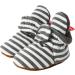 TMEOG Baby Booties - Infant Boots for Boys & Girls 0-18 Months - Black Striped - Size 0-6 Months - Buy Online on SooperMarket.com