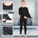 Silkfly Boys Thermal Underwear Set - Fleece Lined Long Johns for Kids - Base Layer Shirt and Pants Set - Winter Large - Buy Online on SooperMarket.com