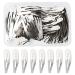 Natuce 50 pieces of hair clips silver 5cm hair clips girl hair clips children hair clips hair clips metal hair accessories hair clips hair clip for girls children and women (silver)