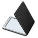 YTZJ Direct Compact Mirror for Men Women and Girls Black Travel Folding Vanity Makeup Mirrors for Purse Handbag and Pocket Portable Double-Sided Magnifying Cosmetic Mirror without Distortion