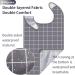 Adult Bib 3 Pcs Adult Bibs for Seniors Reusable Clothing Protector with Crumb Catcher for Eating Washable Waterproof Large Feeding Adult Bibs for Men Women Elderly Senior - Buy Online on SooperMarket.com