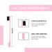 Pink Hair Styling Comb Set - 5 Pieces for Edges Control, Teasing, Rat Tail Comb, and Alligator Clips - Women, Girls, Stylists Beauty Accessories - Buy Online on SooperMarket.com