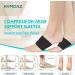 Arch support Sleeves Plantar Fasciitis Brace Compression Bands (2 Pairs) For Fallen Arches Flat Feet Bone Spurs High Arches Flat Arches Foot Pain Relief Copper Infused Wrap Straps For Women Men Medium Size - Buy Online on SooperMarket.com