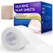 Silicone Scar Sheet  Clear Scar Tape  Strips Soften and Flattens Old & New Scars Resulting from Surgery  Injury  Burns  C-Section et  Safe and Painless Scar Removal (1.6  x120  Inch)
