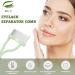 Eyelash Comb Eyelash Curler Makeup Mascara Applicator Eyelash Definer Eyebrow Brush Metal Teeth Eye Lash Tool LSSZ-E Light Green 12 - Buy Online on SooperMarket.com