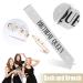 Makone Birthday Queen Sash & Tiara Set - Silver Rhinestone Tiara & Glitter Sash for Women and Girls - Buy Online on SooperMarket.com
