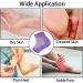 Moisturizing Toeless Silicone Socks for Women - 6pcs | Dry Cracked Heel Treatment - Buy Online on SooperMarket.com