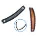 Rocita Long Banana Hair Clips - Black & Brown Dual Pack (15cm) - Buy Online on SooperMarket.com
