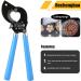 Dechengbao J40 Heavy Duty Ratchet Cable Cutter for Aluminum and Copper Cables up to 400mm - Buy Online on SooperMarket.com