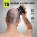 ROSSIFUR 6-in-1 Electric Head Shavers for Bald Men - Wet/Dry, LED Display, Rechargeable - Dark Black - Buy Online on SooperMarket.com