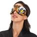 Haskirky Light Blocking Eye Mask - Adjustable for Men and Women - Ideal for Travel, Yoga, Meditation, Deep Sleep - Tiger Eye Mascot - Buy Online on SooperMarket.com