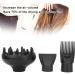 3Pcs Hair Dryer Nozzle Diffuser Set - Salon Quality Styling Tool - Buy Online on SooperMarket.com