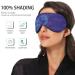Haskirky Breathable Light Blocking Eye Mask for Deep Sleep - Adjustable Adult Men and Women Travel and Meditation Comfort - Purple - Buy Online on SooperMarket.com