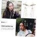 Gogogmee 1 Pair Butterfly Hair Clip Chinese Hair Sticks Japanese Vintage Hairpin Shell Hair Accessories Qipao Hair Barrettes Pearl Hair Clips Antique Tassel Hair Barrette Hair Pin Metal - Buy Online on SooperMarket.com