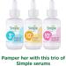 Simple Booster Serum Collection Gift Set With a Small Travel Beauty Bag Face Serums for Her 3 piece - Buy Online on SooperMarket.com