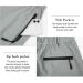 Suwangi Men's Quick-Dry Cargo Shorts - Light Gray Medium | Outdoor Athletic & Travel Gear - Buy Online on SooperMarket.com