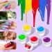 Saviland Gel Paint Kit - 36 Colors Rainbow Candy Gel Nail Polish Set with 15 Nail Brushes - Buy Online on SooperMarket.com