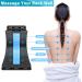 UniForU Back Stretcher Lumbar Stretcher Multi-Level Lumbar Stretching Device with Accupressure Points (Blue) - Buy Online on SooperMarket.com