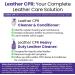 Leather CPR Heavy Duty Cleaner 22oz - Fast & Effective Leather Care for Furniture Cars Purses Shoes & More - Buy Online on SooperMarket.com