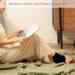 Vented Moisturizing Gel Heel Socks 3 Pairs Toeless Spa Sock for Foot Care Treatment Cracked Heels Dry Feet Foot Calluses (Black) - Buy Online on SooperMarket.com