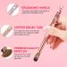Saviland 7PCS Kolinsky Acrylic Nail Brush Set - Rose Gold Brushes for Acrylic Powder & Nail Extension Kit - Ideal for Nail Art School and Practice - Buy Online on SooperMarket.com