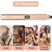 Lure & Smooth 2-in-1 Hair Smoothing & Curling Iron - Ceramic Waves for All Hair Types - LCD Display - Perfect Halloween Gift (Pink) - Buy Online on SooperMarket.com