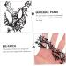 ABOOFAN Halloween Fake Eyelashes 2 Pairs eye shadow stickers false eyelashes Paper halloween eyelashes cross false eyelashes for Fluffy Eyeslash - Buy Online on SooperMarket.com