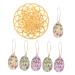 ABOOFAN 1 Set Easter Egg Decorations Festival Home Decor Easter Egg Decors Easter Accessory Ornaments Eggs Picture 3 15.00X15.00X3.00CM