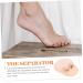 4pcs Hallux Valgus Correction Pads - High Heel Foot Protectors for Bunions - Toe Separator and Pain Relief Device - Brown - Buy Online on SooperMarket.com