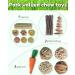 Pweituoet Rabbit Toys for Small Animals - 100% Natural Handmade Chew Treats for Bunny, Hamster, Guinea Pig, Chinchilla, Rat | Variety of 14 Types - Buy Online on SooperMarket.com