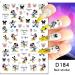 4th of July Nail Art Stickers - Patriotic Independence Day Designs for Acrylic Nails - Buy Online on SooperMarket.com
